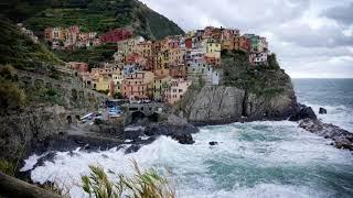 White noise  Waves in Manarola   마나롤라 바다 파도 백색소음   ホワイトノイズ マナロラ