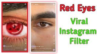 Viral Red Eyes instagram filter 2021  Naruto Eyes  sharinga  effect
