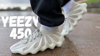 You’ve Got To See These INSANE YEEZY 450 Cloud White Review & On Foot