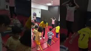 Kids Ladder training #shoebkhan #fitnessandwellness