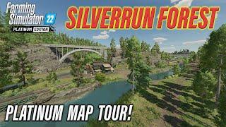 STAGGERING “SILVERRUN FOREST” FS22 PLATINUM MAP TOUR  NEW MOD MAP  Review PS5.