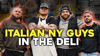 Italian New York guys go to Italian Deli in Boston