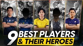 TOP 9 LEGENDARY PLAYERS AND THEIR ICONIC HEROES