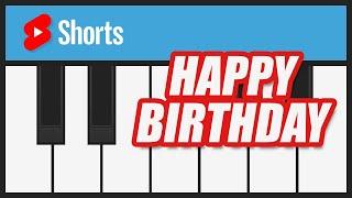 Happy Birthday  Piano Tutorial #Shorts #PianoTutorial #HappyBirthday