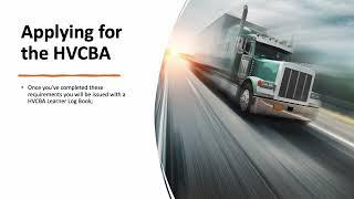 Heavy Vehicle Competency Based Assessment HVCBA