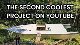 Stripping Concrete Forms and Burning Brush at the You Tube Yacht