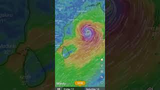 Mocha Cyclone current path  c Windy.com