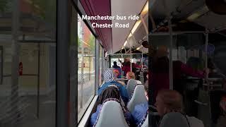 Single-decker Manchester bus ride at Chester Road #busride #busrider #bus #manchester #uk