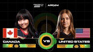 CS 2 WOMEN  Canada vs United States - GROUP STAGE  IESF AMERICAS REGIONAL QUALIFIERS 2024  DAY 2