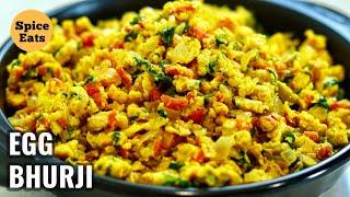 EGG BHURJI  MASALA EGG BHURJI  ANDA BHURJI  MASALA SCRAMBLED EGGS