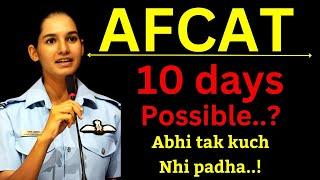 AFCAT 10 Days to Exam  How to Prepare  Strategy AFCAT 2023