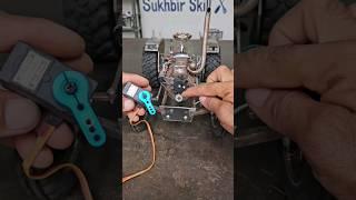 RC Tractor String Project Servo Motor #project