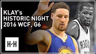 Klay Thompson EPIC Full Game 6 Highlights vs Thunder 2016 Playoffs WCF - 41 Pts 11 Threes CLUTCH