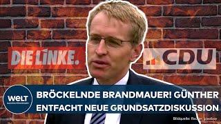 CDU Bröckelnde Brandmauer Daniel Günther entfacht neue Debatte über Verhältnis zur Linkspartei