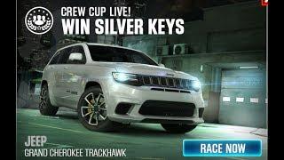 CSR2 Win Jeep GC TrackHawk 4* T4 Prestige Car silver keys 10x chance 515 tries