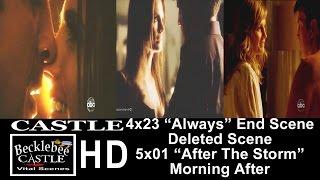 Castle 4x23 Always End Scene Kiss Deleted Scene Brightened 5x01 After The Storm  HD