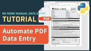 Automate PDF Form Filling With Python  Python Automation
