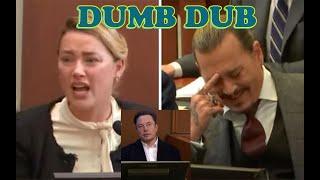 NEVER BEFORE SEEN Elon Musk At Johnny Depp and amber heard trial - DUMB DUB