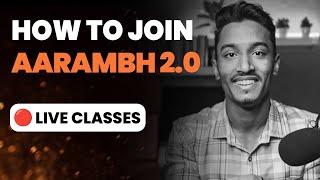 How to Join Aarambh 2.0 Batch at @1000