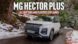 New MG Hector plus diesel manual top model all buttons and features explained  watch before buying