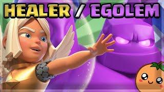 Using New Battle Healer Elixir Golem Meta Deck in Global Tournament - 12 Wins 