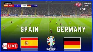 SPAIN VS GERMANY  LIVE  VIERTELFINALE  UEFA EURO 2024  SIMULATION & LIVE-ERGEBNIS #euro2024 #uefa
