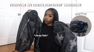 come thrift with me for fall  thrifting my dream pinterest wardrobe + huge thrift haul