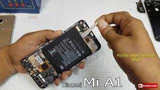 Xiaomi Mi A1 Battery Replacement  How to Replace Mi A1 Back Panel and Battery