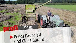 Gezogene Anziehungskraft Fendt Favorit 4 und Claas Garant  profi #Report