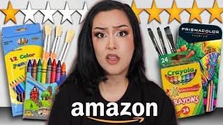 I Compared 1 Star Art Supplies To 5 Star Ones total mess