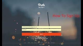 Path.com Sign Up Tutorial - How To Create Path Account - Evergreen Tech Tips