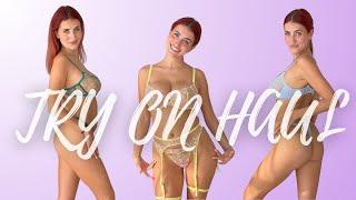 Redhead Lingerie Try On Haul  Mila Ruby