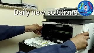 How to remove waste toner in hp laserjet MFP179 nw printer #dailynewsolutions #printer #remove