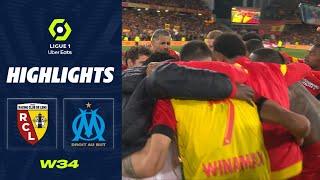 RC LENS - OLYMPIQUE DE MARSEILLE 2 - 1 - Highlights - RCL - OM  2022-2023