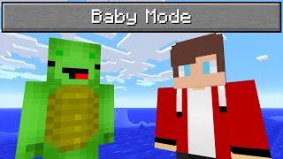 BABY MODE Difficulty Is Very Funny - Minecraft