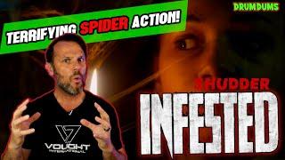 INFESTED 2024 Review  Terrifying SPIDER Action **Shudder**