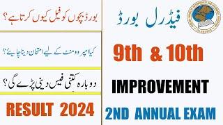 SSC Federal Board Improvement Second Annual Exam 2024