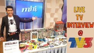 LIVE TV Interview at Malaysia Hari Ini MHI TV3 - Toy Collector - Kamen Rider