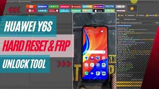 huawei y6s hard reset & frp bypass unlock tool️