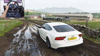 Audi RS7 Sportback - Forza Horizon 4  Logitech g29 gameplay