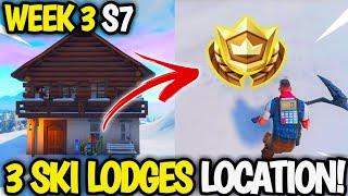 Search Between Three Ski Lodges Ski Lodge LOCATION & GUIDE Fortnite Week 3 Season 7 FREE Star