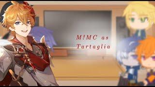 Obey Me reacts to MMC as Tartaglia  Little bit Zhongli x Childe 