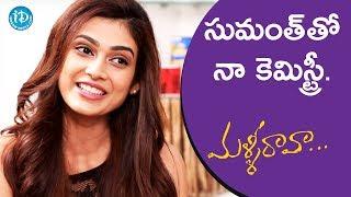 Aakanksha Singh About Her On-Screen Chemistry With Sumanth  #MalliRaava  Talking Movies