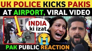 MANCHESTER AIRPORT UK POLICE KICKS PAKISTANI VIRAL VIDEO PAK MEDIA CRYING PAK PUBLIC REACTION