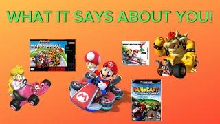 WHAT YOUR FAVORITE MARIO KART SAYS ABOUT YOU #mariokart #favorite