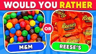 Would You Rather SNACKS & SWEETS Edition  Daily Quiz