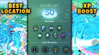 Reach Level 50 in 1 Day in Pokémon Go Trick  Best Location For Unlimited Pokestops in Pokemon GO