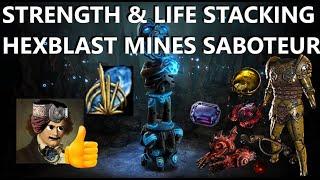 Hexblast Mines Saboteur  PoE 3.22 Trials of the Ancestors