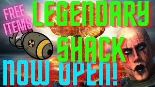 KEYCODE Fallout 76 RARE PLANS AMAZING GUNS & MORE IN THE LEGENDARY SHACK NOW OPEN