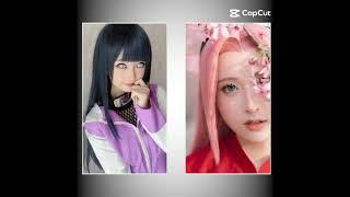Hinata or Sakura cosplaywho do like? #cosplay #hinata #hinatahyuga #sakura #sakuraharuno